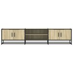 vidaXL Meuble TV chêne sonoma 180x35x41 cm bois d'ingénierie