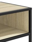 vidaXL Table console chêne sonoma 90x35x80 cm bois d'ingénierie