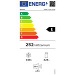 HOOVER HMNV7184DXT - Réfrigérateur Combiné - Total No Frost - 432L - A++ - Noir