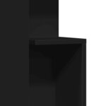 vidaXL Table d'appoint noir 35x35x60 cm bois d'ingénierie