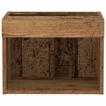 vidaXL Meuble TV 2 Pièces Bois ancien 40 x 30 x 30 cm Bois d'ingénierie