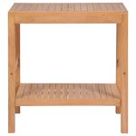 vidaXL Meuble-lavabo de salle de bains Teck massif 74x45x75 cm