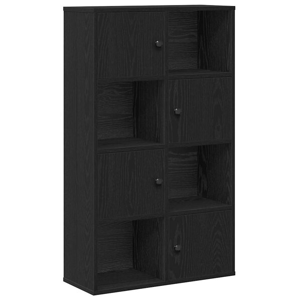vidaXL Bibliothèque chêne noir 60x24x101 5 cm bois d'ingénierie