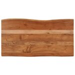 vidaXL Table basse 110x55x40 cm bois massif d'acacia