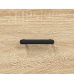 vidaXL Meuble TV chêne sonoma 102x36x50 cm bois d'ingénierie