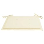 vidaXL Ensemble à manger d'extérieur pliable avec coussin 3 Pièces Teck