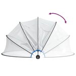 vidaXL Dôme de piscine rond 467x234 cm PVC