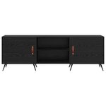 vidaXL Meuble TV Chêne noir 150 x 30 x 50 cm Bois d'ingénierie