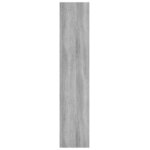 vidaXL Étagère murale Sonoma gris 90x16x78 cm Bois ingénierie