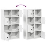 vidaXL Bibliothèque blanc 60x24x101 5 cm bois d'ingénierie