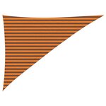 vidaXL Voile d'ombre Orange et marron 3 x 4 x 5 m