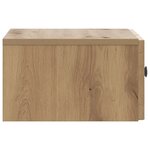 vidaXL Cabinet de chevet 2 Pièces Chêne artisanal 49 x 34 5 x 20 cm