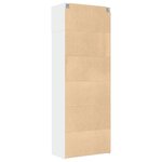 vidaXL Armoire de rangement blanc 80x42 5x225 cm bois d'ingénierie