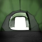vidaXL Tente de camping tunnel 2 personnes vert imperméable