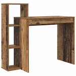 vidaXL Bureau Bois Ancien 100 x 40 x 90 cm Bois d'ingénierie
