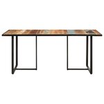 vidaXL Table de salle à manger 180 cm Bois de récupération massif