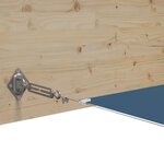 vidaXL Auvent vertical Bleu 100x1200 cm Tissu oxford