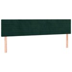 vidaXL Cadre de lit sans matelas vert foncé 120x190 cm velours