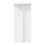 vidaXL Support de Plante 2 pièces Blanc Ø40 x 80 cm Bois d'ingénierie