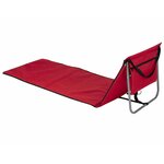 Bo-Camp Tapis de plage 2 en 1 Lota Rouge