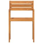 vidaXL Chaises de jardin 2 pièces 50x53x80 cm Bois massif Acacia