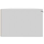 vidaXL Armoire murale blanc 68x30x20 cm bois d'ingénierie