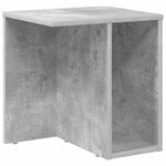 vidaXL Table d'appoint 2 Pièces Gris béton 37 x 32 x 40 cm