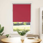 vidaXL Store enrouleur occultant rouge largeur du tissu 60 7 cm