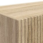 vidaXL Meuble TV mural Sonoma 60 x 31 x 29.5 cm Bois d'ingénierie