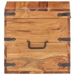 vidaXL Coffre 40x40x40 cm bois d'acacia solide