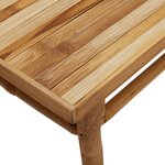 vidaXL Table basse 110x55x35 cm bambou