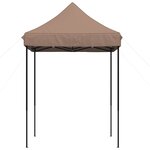 vidaXL Tente de fête Marron 200 x 200 x 306 cm Tissu Oxford