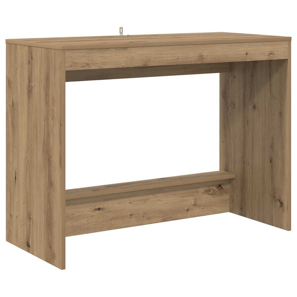 vidaXL Bureau de lit Chêne artisanal Bois d'ingénierie