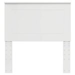vidaXL Tête de lit Blanc brillant 100 cm Bois d'ingénierie
