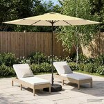 vidaXL Parasol de jardin 300 x 300 cm Polyester Rectangulaire
