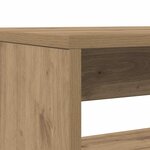 vidaXL Ensemble table à manger et bancs 3 Pièces bois d'ingénierie