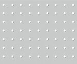 Plastique dingue cristal motif blanc 6 pièces