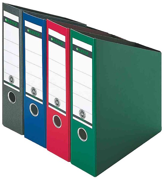 Porte-revues, A4 Dos de 8, en carton, Bleu x 1 LEITZ