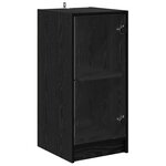 vidaXL Buffet Chêne noir 35 x 37 x 76 cm Bois d'ingénierie