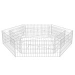 vidaXL Lit surélevé à gabion hexagonale 200x173x40 cm