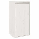 vidaXL Meubles TV 4 Pièces Blanc Bois massif de pin