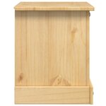 vidaXL Table de chevet Corona 53x39x47 cm bois de pin massif