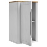 vidaXL Armoire murale de salle de bain FLORO Blanc 35 x 30 x 60 cm