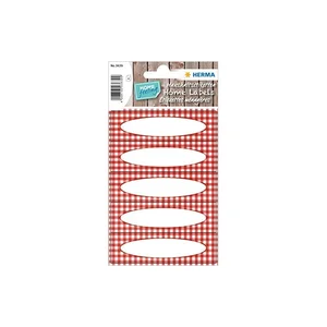 HERMA Etiquettes de cuisine carreau Vichy 70 x 23 mm