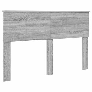 vidaXL Tête de lit Gris Sonoma 140 cm Bois d'ingénierie