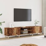 vidaXL Meuble TV vieux bois 180x31 5x40 cm bois d'ingénierie