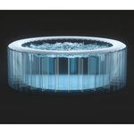 Intex Cuve thermale de massage à bulles ronde PureSpa 196x71 cm