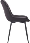 Chaises de cuisine 2 pièces synthétique anthracite 19_0000526