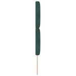 Tête de lit vidaXL avec boutons en cristal en velours vert foncé 80 cm