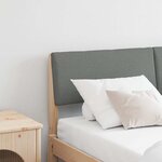 vidaXL Tête de lit capitonnée Gris foncé 140 cm Pin massif